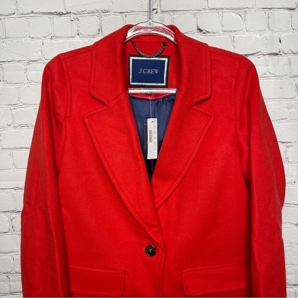 NWT J Crew Blazer Coat Italian Wool Cashmere Blend size Small - Picture 5 of 15